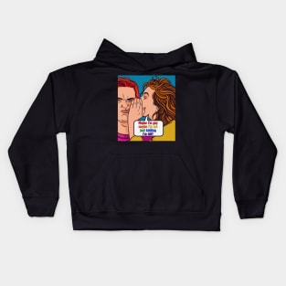 pride gay quote Kids Hoodie